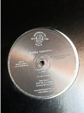 Bobby Valentino Slow Down vinyl Record Promo. Never Played! Rare dead stock
